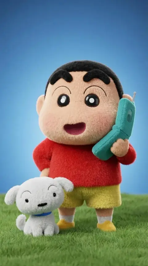 Pixar style super cute plush cartoon doll