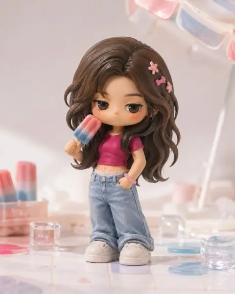 POPMART Hirono style real-life customized figure