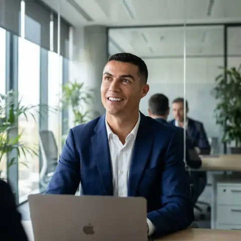 Portrait of business elite in modern office with sunshine