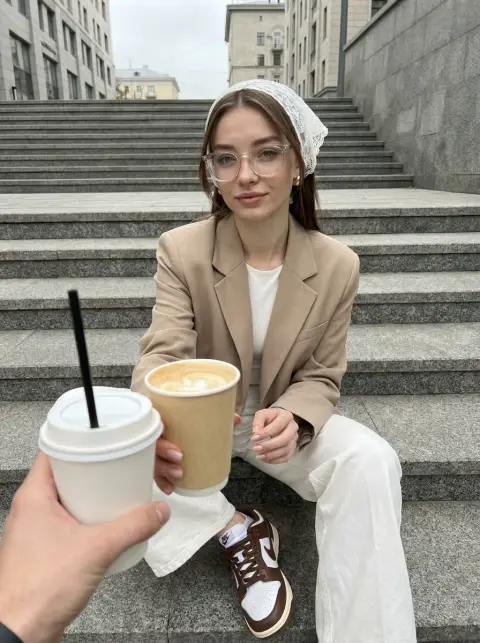 POV Coffee Street Shot