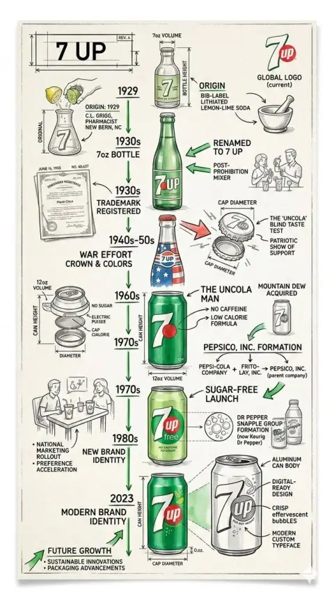 Product evolution engineering blueprint hand drawn poster