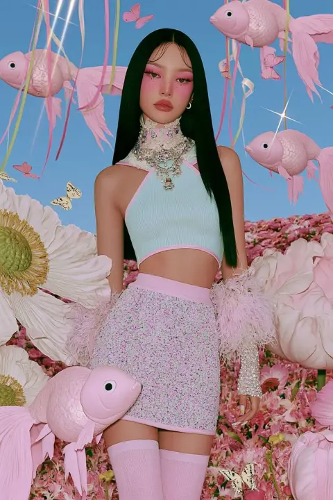 🌸🐟🎀☁️