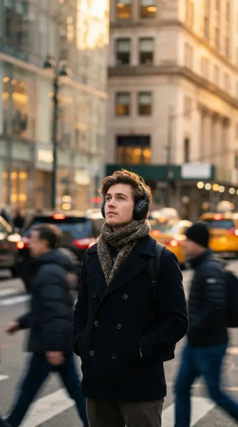 Quiet contemplation among the hustle and bustle