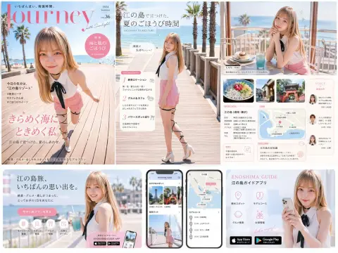 Real women’s travel magazine design