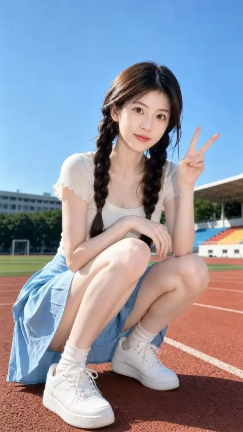Realistic portrait photography at Sunshine Campus Stadium