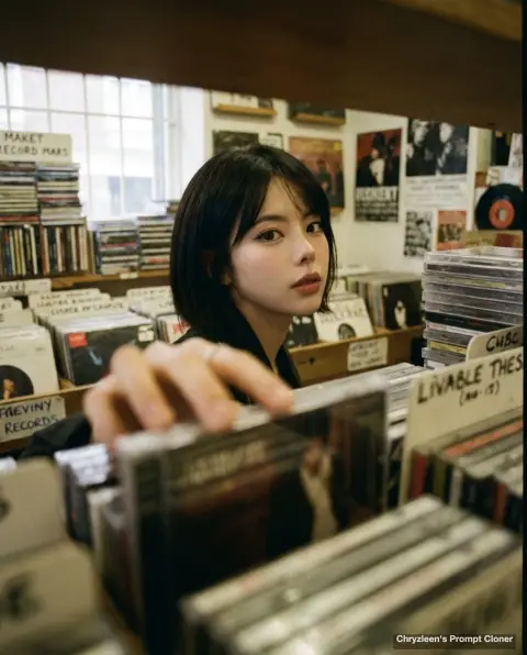 Record store review realistic film photography