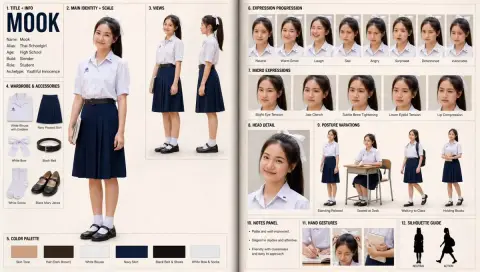 Reference chart of Wong Kar-wai style film-level female characters