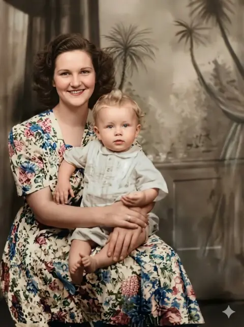 Rejuvenate the years: restore old photos into SLR-level high-definition portraits