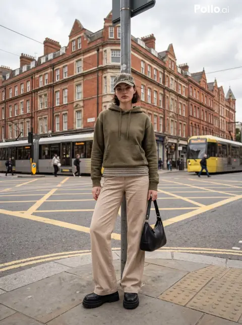 Retro fashion outfits on European streets