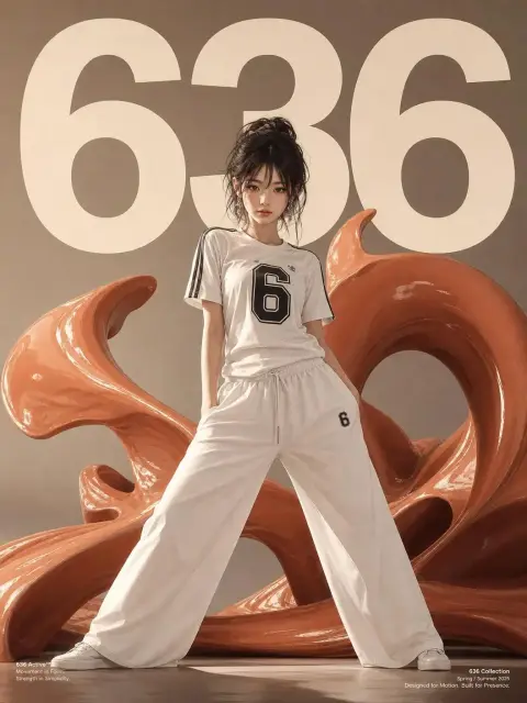 Semi-realistic anime sports fashion cover of Korean women