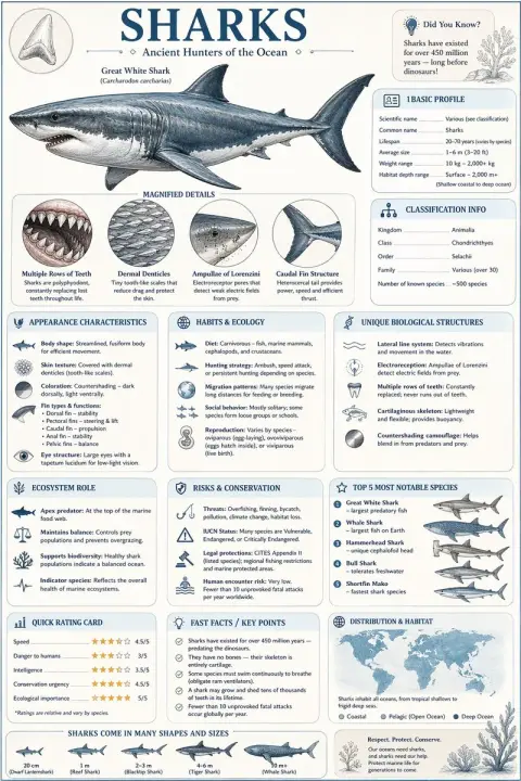Shark Encyclopedia: Complete Decryption of the Overlord of the Deep Sea