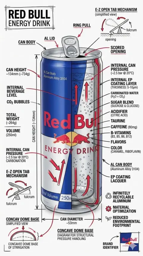 Snack product engineering blueprint analysis diagram