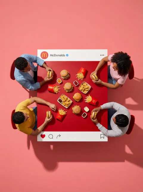 Social Media Flat Lay Photograph