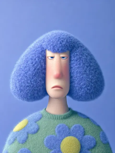 Soft Felt Character Style