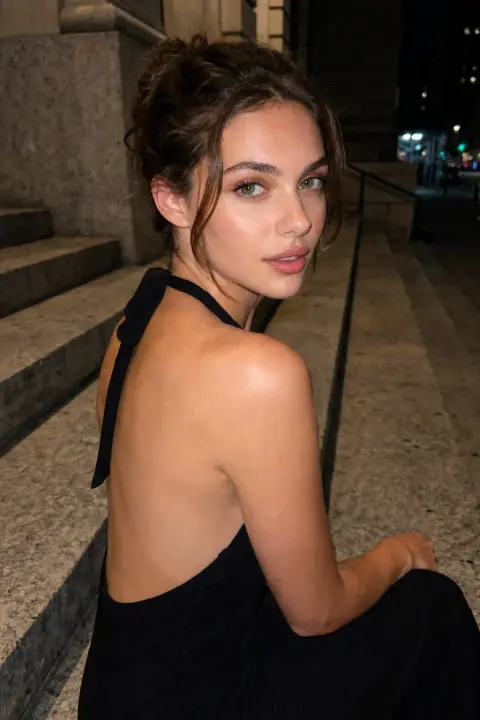 Soft Night Portrait Photography with Natural Glow