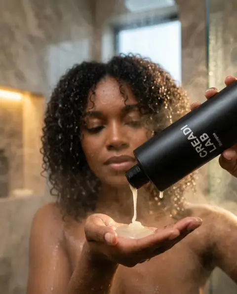 Steamy luxury cleansing advertising campaign