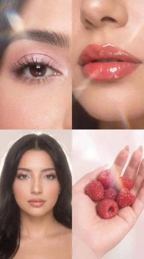 Strawberry milk glass halo beauty blockbuster
