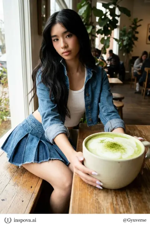 Such a BIG match latte
