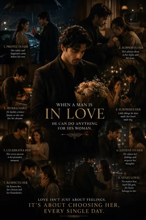 Super luxurious cinematic romantic collage poster