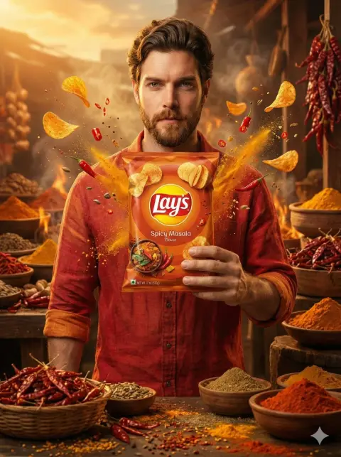 Super-realistic movie-level commercial for Lay's potato chips