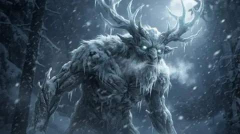 The ancient frost behemoth resurrected in the snowstorm