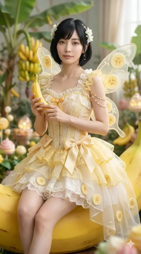 The cool moment when the banana fairy critically attacks the zombies