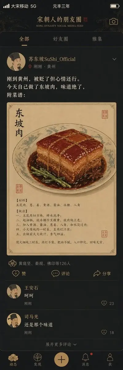 The cyber circle of friends of Song Dynasty literati
