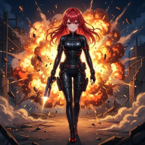 The epic agent mission is completed against the big explosion