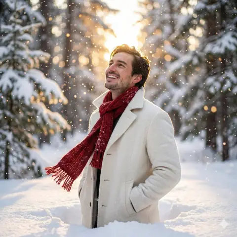 The golden snow dance reflects the healing smile of Indian youth