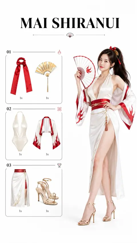 The King of Fighters Mai Shiranui fashion cos page