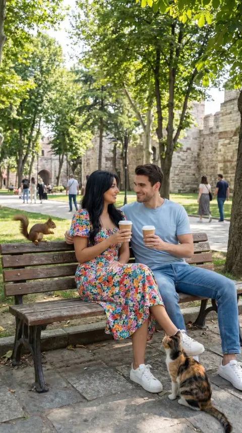 The love of coffee and tranquility in Istanbul’s Spring Park
