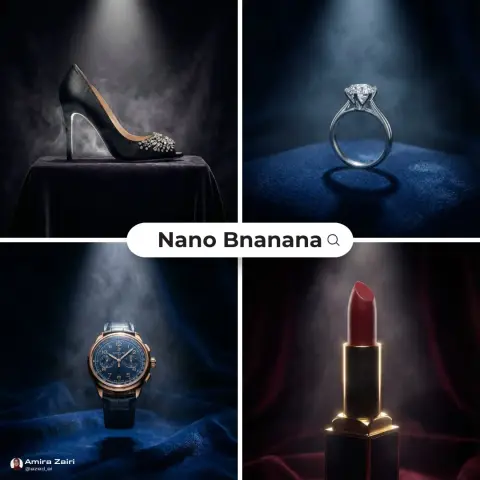 The main image of luxury products under the ultimate light and shadow