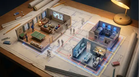 The miniature empire of life on the drawings