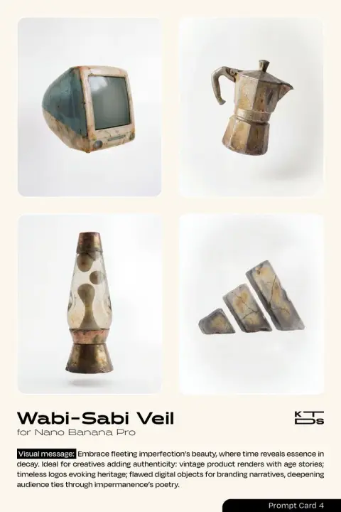 The mottled beauty of wabi-sabi eroded by time