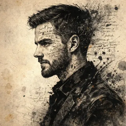 The profile of a rebellious soul wrapped in wild ink