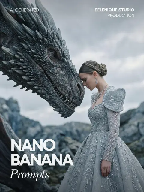 The quiet moment of the epic dragon and the couture queen