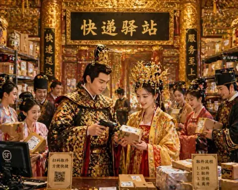 The royal express delivery station deep in the palace