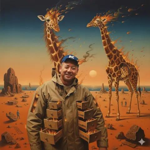 The Surreal Vikings Painted by Dali