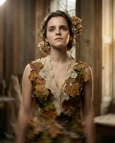 The texture of time: Surreal portraits of dead leaf lace