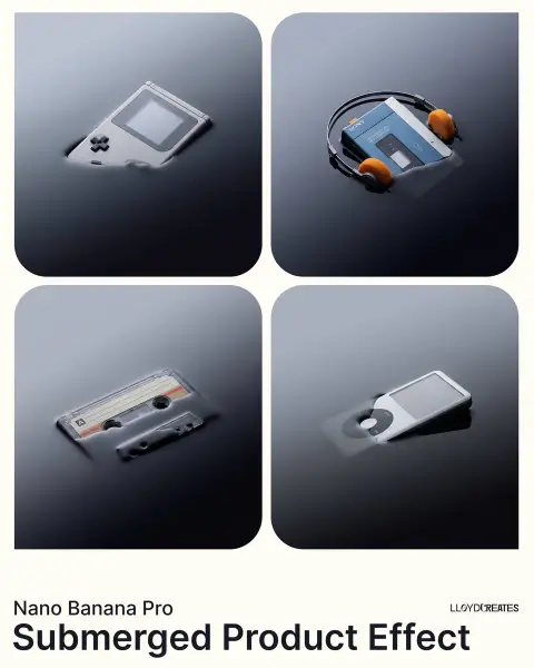 The ultimate crystal-clear underwater product commercial photography