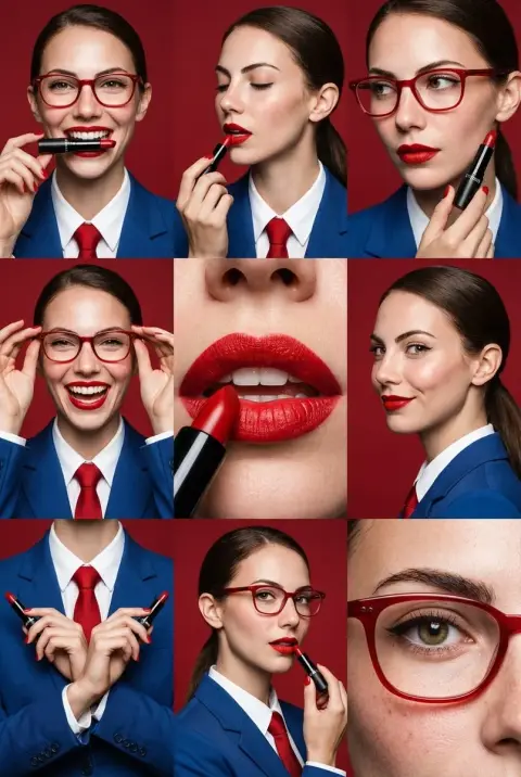The ultimate luxurious red lipstick beauty blockbuster