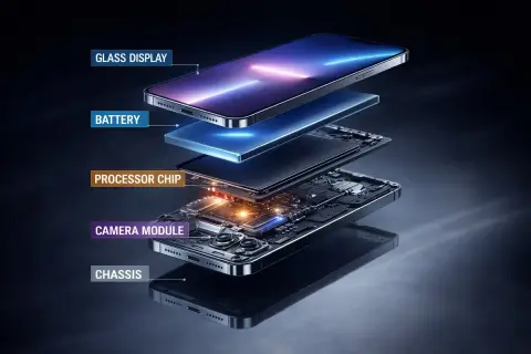 The ultimate luxury future mobile phone suspension blockbuster