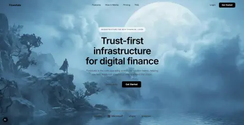 The vision of digital finance under the giant ice blue moon