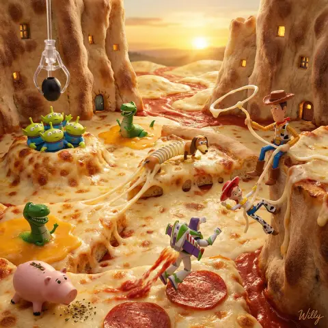 Toy Story's Pizza Miniature Adventure
