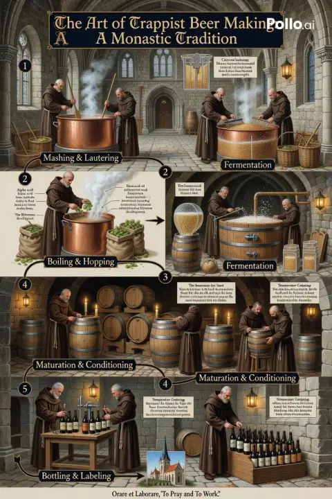 Trappist monastery beer brewing guide