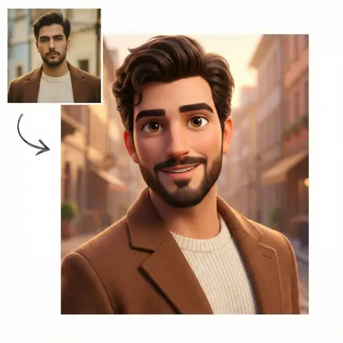 Turn real-life photos into Pixar-style 3D portraits with one click