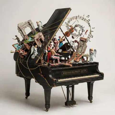turns your fav music into dioramas