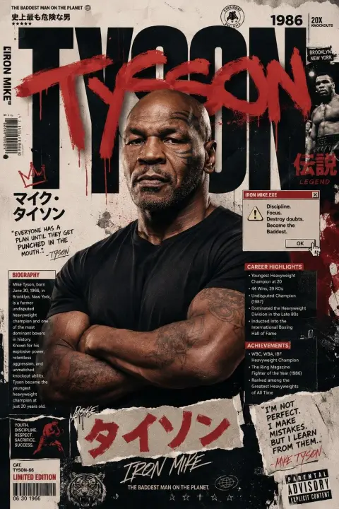 Tyson's top modern Japanese street art poster