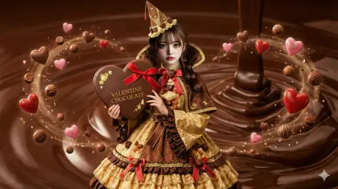 Valentine's Day Magic Chocolate Brewed by a Wizard