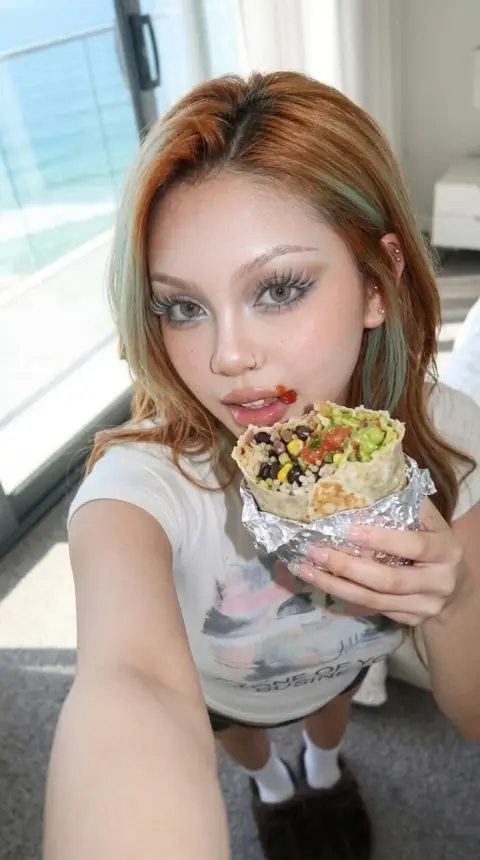 Vegeterian Burrito | Selfie With Food Moment